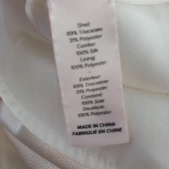 CINQ A SEPT Celebration A Line Bell Sleeve Tie Up Dress In Ivory | S - Picture 9 of 10